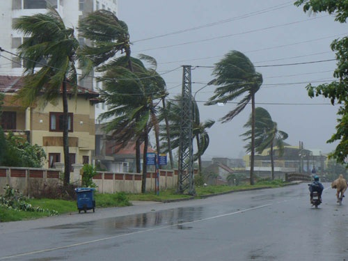 Bão Mirinae uy hiếp các tỉnh Nam Trung Bộ - 1