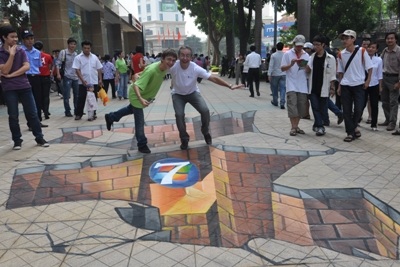 Microsoft Việt Nam giới thiệu Windows 7 qua sự kiện đường phố - 2