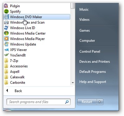 Làm DVD nhanh chóng trên Windows 7 - 1 Làm DVD nhanh chóng trên Windows 7 - 1