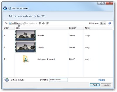 Làm DVD nhanh chóng trên Windows 7 - 3 Làm DVD nhanh chóng trên Windows 7 - 3