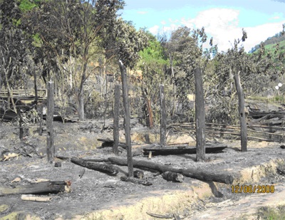 Nấu cơm bếp củi, cháy 6 nhà và 2 phòng học - 1