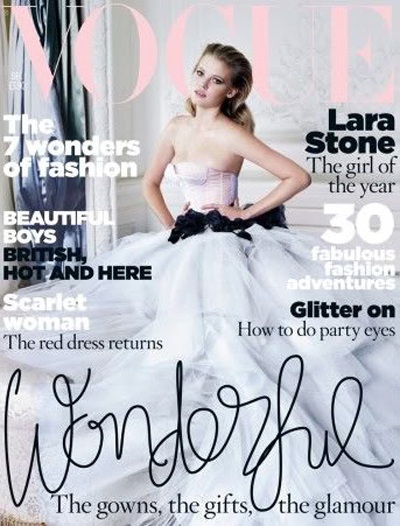 Lara Stone kiêu sa, đài các trên Vogue - 8 Lara Stone kiêu sa, đài các trên Vogue - 8