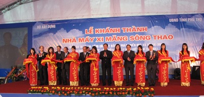 Khánh thành nhà máy xi măng tỉ lệ nội địa hóa cao nhất Việt Nam - 1 Khánh thành nhà máy xi măng tỉ lệ nội địa hóa cao nhất Việt Nam - 1