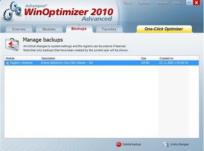 WinOptimizer 2010 - Tối ưu hệ thống chỉ bằng 1 cú click chuột - 7