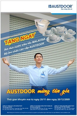 AUSTDOOR mừng tân gia - 1 AUSTDOOR mừng tân gia - 1