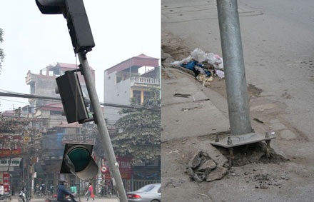 Đèn sắp rơi, cột sắp đổ - 1 Đèn sắp rơi, cột sắp đổ - 1