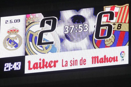 10 cuộc đối đầu “kinh điển” Barca-Real gần đây nhất - 1 10 cuộc đối đầu “kinh điển” Barca-Real gần đây nhất - 1