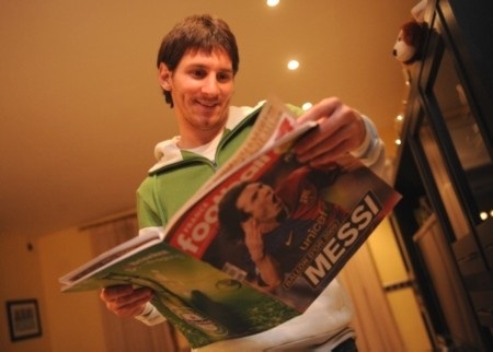 Messi giành giải Quả bóng vàng châu Âu 2009 - 1 Messi giành giải Quả bóng vàng châu Âu 2009 - 1
