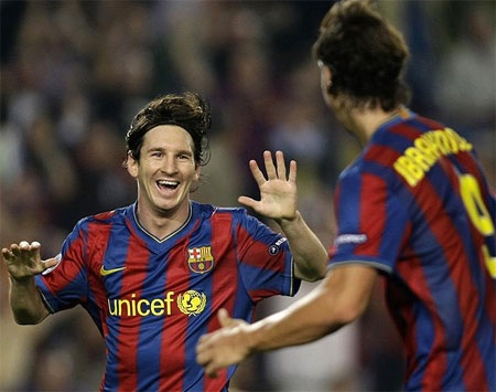 Những khoảnh khắc đáng nhớ của Messi năm 2009 - 9 Những khoảnh khắc đáng nhớ của Messi năm 2009 - 9