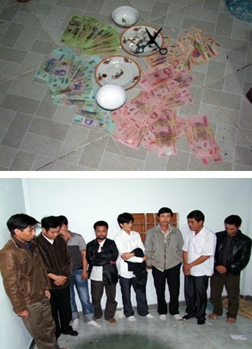 Thêm ổ nhóm đánh bạc chuyên nghiệp sa lưới - 1 Thêm ổ nhóm đánh bạc chuyên nghiệp sa lưới - 1