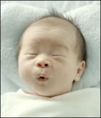 Bé 5 ngày tuổi đã làm người mẫu quảng cáo - 1