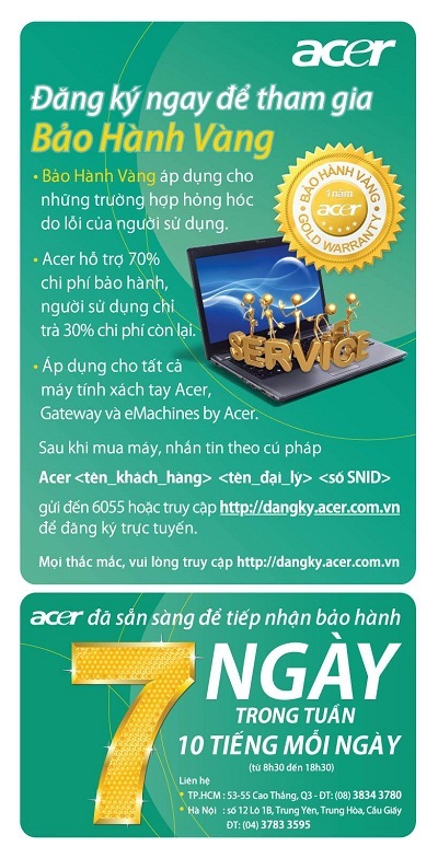 Dịch vụ bảo hành rủi ro cho máy tính đã xuất hiện tại Việt Nam - 1