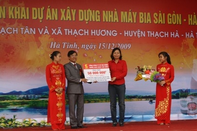 Khởi công xây dựng Nhà máy Bia Sài Gòn - Hà Tĩnh - 2 Khởi công xây dựng Nhà máy Bia Sài Gòn - Hà Tĩnh - 2