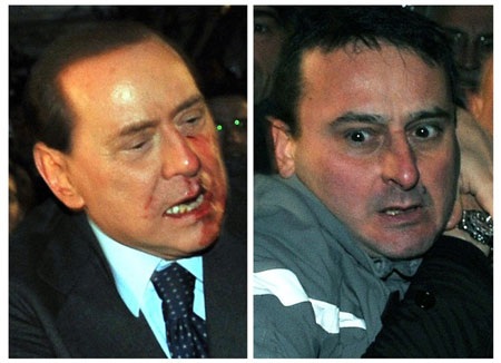 Thủ tướng Berlusconi lên tiếng sau vụ tấn công - 1 Thủ tướng Berlusconi lên tiếng sau vụ tấn công - 1