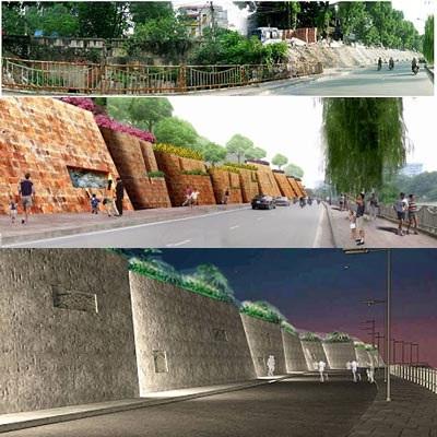 Sẽ tạo con rồng dài 2km tại đường Bưởi - 2 Sẽ tạo con rồng dài 2km tại đường Bưởi - 2