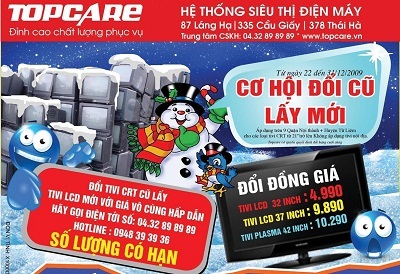 Giáng sinh Hồng - Đổi Tivi cũ lấy LCD mới - 1