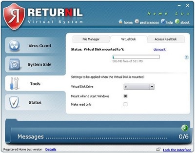 “Đóng băng” hệ thống với Returnil Virtual System 2010 - 2 “Đóng băng” hệ thống với Returnil Virtual System 2010 - 2