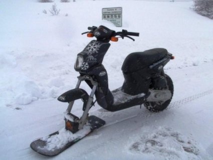 Xe máy đi trên tuyết - 4 Xe máy đi trên tuyết - 4