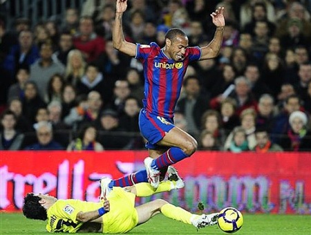 Hòa Villarreal, Barca khởi đầu năm 2010 đầy thất vọng - 1 Hòa Villarreal, Barca khởi đầu năm 2010 đầy thất vọng - 1