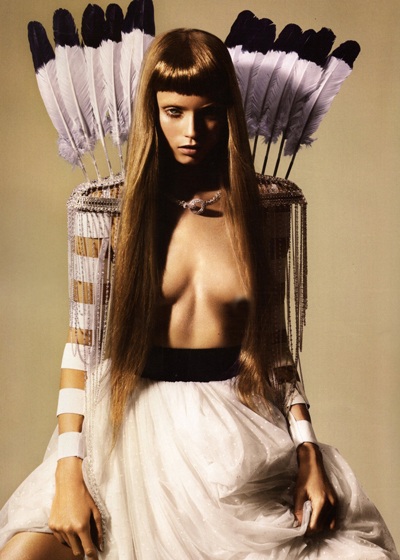 Chùm ảnh lạ mắt của siêu mẫu Abbey Lee - 2 Chùm ảnh lạ mắt của siêu mẫu Abbey Lee - 2