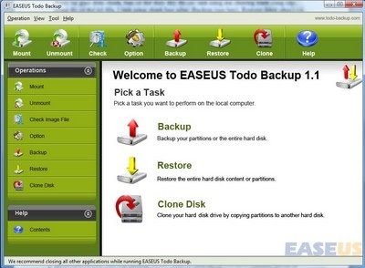 Sao lưu dữ liệu và toàn bộ hệ thống với EASEUS Todo Backup - 1 Sao lưu dữ liệu và toàn bộ hệ thống với EASEUS Todo Backup - 1