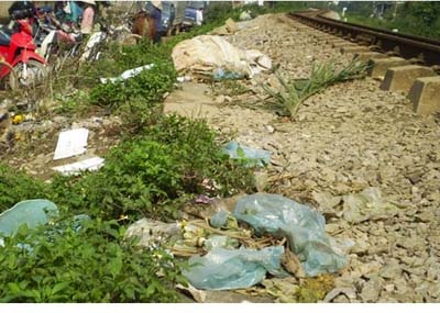 Thị trấn đẹp nhất Hà Tĩnh ngập trong rác - 4