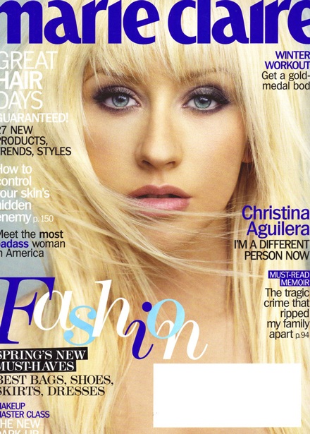 Christina Aguilera lôi cuốn trên Marie Claire - 1 Christina Aguilera lôi cuốn trên Marie Claire - 1