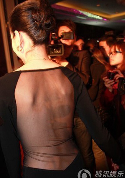 Đổng Khiết diện váy mỏng tang - 5