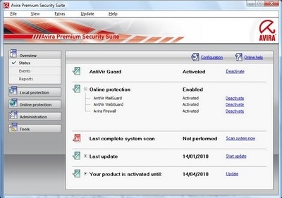 Gấp 4 thời gian dùng thử Avira Premium Security Suite - 1