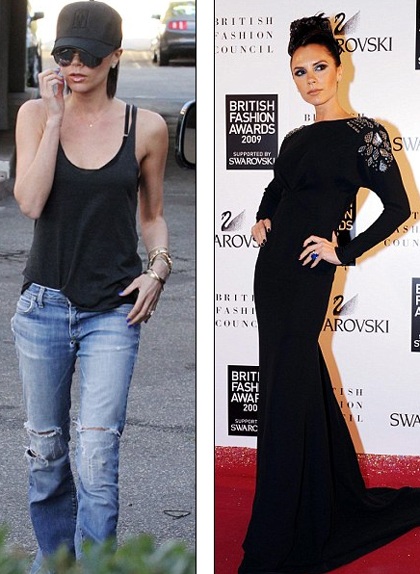 Bà Beck ngượng vì mặc “úi xùi” - 3