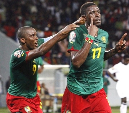 Eto’o ghi bàn, “Sư tử” Cameroon gầm vang - 1 Eto’o ghi bàn, “Sư tử” Cameroon gầm vang - 1