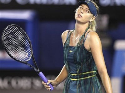 Sharapova bị loại ở ngày khai mạc - 1 Sharapova bị loại ở ngày khai mạc - 1