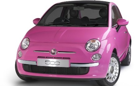 Fiat 500 trong sắc hồng - 1 Fiat 500 trong sắc hồng - 1