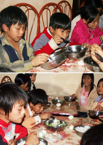 Giúp thày, trò trường Đồng Sơn "vượt đói" - 1