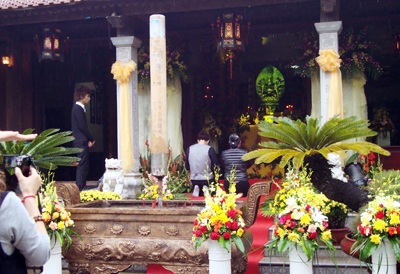 Tượng ngọc Quan Âm đã đến chùa Tảo Sách, Hà Nội - 1