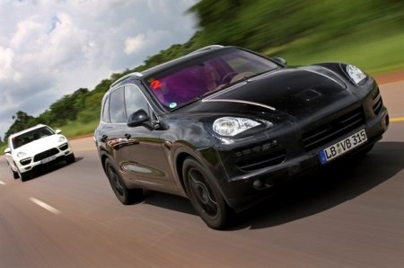 Porsche Cayenne Hybrid trên đường thử - 2
