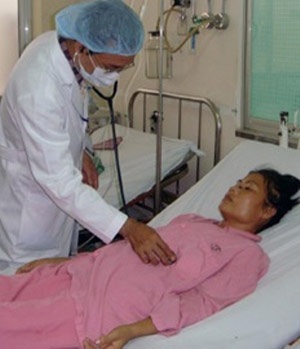 Bóc tách khối u nhầy “khổng lồ” ở tim - 1 Bóc tách khối u nhầy “khổng lồ” ở tim - 1