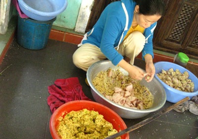 Nhộn nhịp phố bánh chưng Nhật Lệ - 5