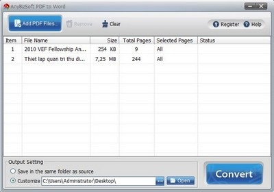 Chuyển đổi văn bản từ PDF sang Word với phần mềm bản quyền - 3 Chuyển đổi văn bản từ PDF sang Word với phần mềm bản quyền - 3