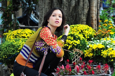 Á hậu Ngọc Oanh: Tết về đi chợ Xưa - 6