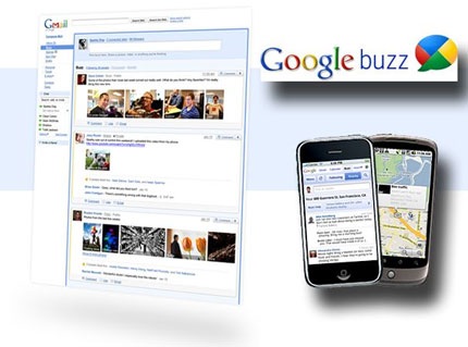 Google khai trương mạng xã hội Google Buzz - 1