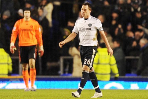 Terry mắc lỗi, Chelsea trắng tay tại Goodison Park - 1 Terry mắc lỗi, Chelsea trắng tay tại Goodison Park - 1