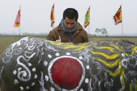“Tuyệt phẩm” trên lưng trâu - 2