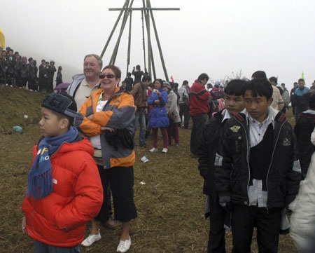 Mở Hội xuân độc đáo dưới chân núi Phan Si Păng - 11