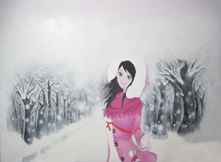 “Phải lòng”... tranh tường - 3 “Phải lòng”... tranh tường - 3
