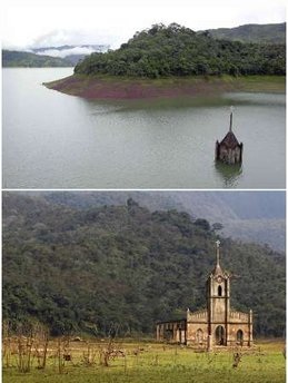 Thị trấn chìm nghỉm "nổi" trở lại sau 25 năm - 3