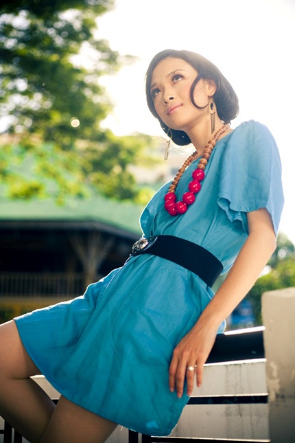 Hoa hậu Phương Nga được khen giống Chương Tử Di  - 5