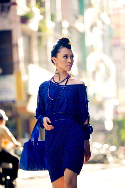 Hoa hậu Phương Nga được khen giống Chương Tử Di  - 9