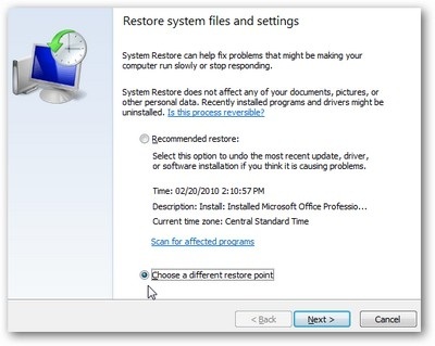 Sử dụng System Restore để khôi phục hệ thống trên Windows 7 - 1 Sử dụng System Restore để khôi phục hệ thống trên Windows 7 - 1