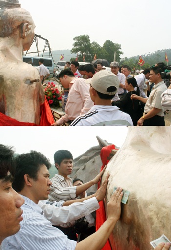 Tượng đài Thánh Gióng được hoàn thành sau giọt đồng cuối cùng - 11 Tượng đài Thánh Gióng được hoàn thành sau giọt đồng cuối cùng - 11